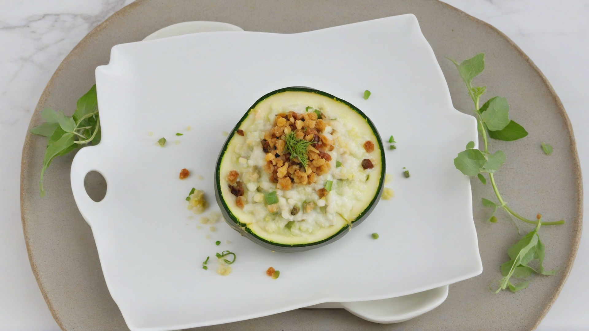 zucchine ripiene vegetariane